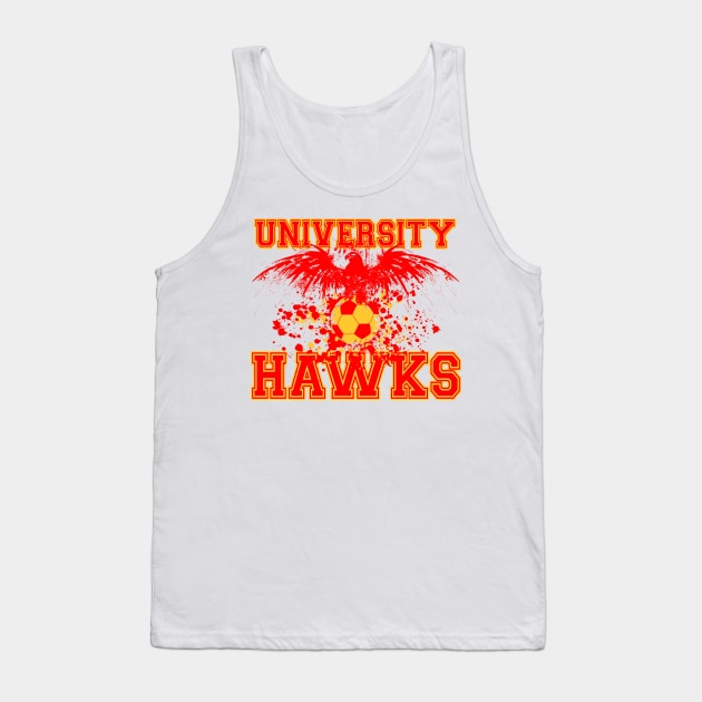 University Hawks - Screaming Hawk Tank Top by EJTees